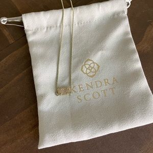 Kendra Scott gold and opal necklace